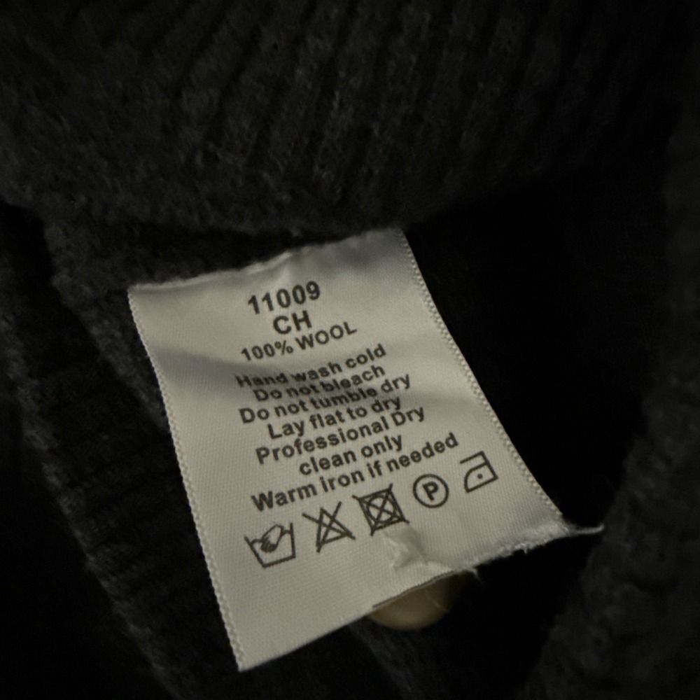 C.C. Filson Wool Full Zip Cardigan Pockets Gray Sz XL Grandpa Core Cottage Core - Picture 10 of 12